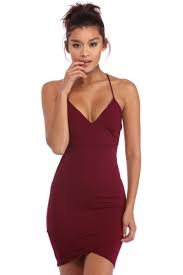 Burgundy Unexpected Mini Dress By Windsor Fitted Homecoming Dresses Homecoming Dresses Tight Hoco Dresses Tight