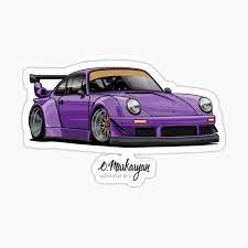 Подгон годноты #постер #stiker #rwb #porsche #raceism #мчт ухххх @ wroclaw, poland. Rwb Stickers Redbubble