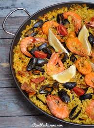 Paella Aux Fruits De Mer Facile Paella Recette Paella Aux Fruits De Mer Plat Avec Du Riz