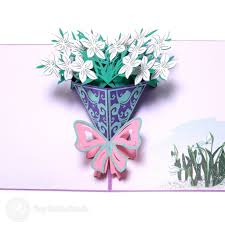 Browse our best designs for anyone you love on every. White Gardenia Jasmine Bouquet 3d Handmade Pop Up Card