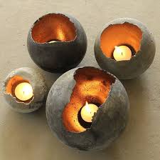 These totems have artistic value with or without the dancing flames of a candle. Top 32 Diy Concrete And Cement Projects For The Crafty Side Of You