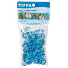 Top fin aquarium decorations petsmart promotion. Top Fin Smooth Glass Gem Aquarium Decor Bright Bue Fish Gravel Sand Stones Petsmart