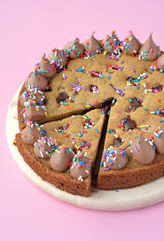 Fondant is a very versatile decorating media! Giant Chocolate Chip Cookie Cake Sweetest Menu