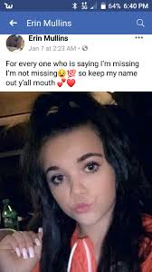 Erin Mullins is missing from...