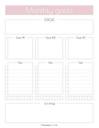 Build perfect restaurant schedules in a few clicks. Printable Monthly Goals Planner How To Set Your Mini Goals Each Month