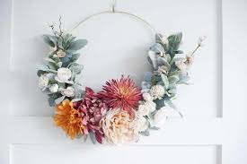 Plus, you'll save on getting them preserved. Modern Wreath Spring Peony Dried Flower Wedding Decoration Daisy Rose Dahlia Home Decor Home Living Wreaths Door Hangers Kromasol Com