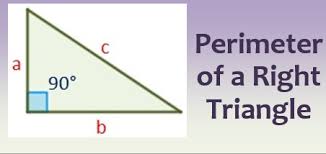 Area of a triangle (a) = 1/2*base*height perimeter (p) = all sides added up. Perimeter Of A Right Triangle Mathematical Way
