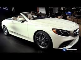 2018 Mercedes Benz S Class S560 4matic Cabriolet Exterior Interior Walkaround 2017 La Auto Show Youtube Benz S Class La Auto Show Cabriolets
