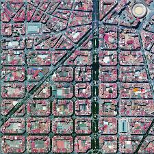 Incendio plaza de toros en 1946. Overview Aerial Valencia Urban