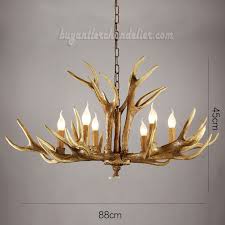Elk Antler Chandelier Six Pendant Lights Rustic Lighting Buyantlerchandelier Com