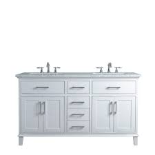 Choose from a wide selection of great styles and finishes. Stufurhome Leigh 60 Inches White Double Sink Bathroom Vanity Stufurhome