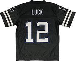Pick up a stylish replica jersey to represent your favorite. Amazon Com Andrew Luck Indianapolis Colts 12 Black Youth Player Jersey Clothing