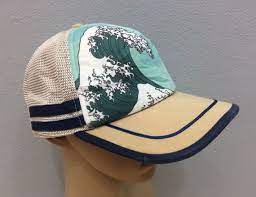 Vintage Town And Country Company Surfing Trucker Etsy Town And Country Vintage Adjustable Hat