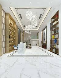 Full Body Anti slip Luxury Calacatta 1200x600 Decorative 600x1200mm  Porcelain Floor Tile for Hotel and Villa