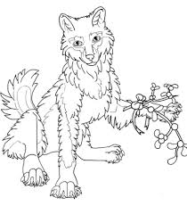 Wolf coloring pages for adults your creations you have colored this coloring page. Smiling Wolf Coloring Page For Adults Root Inspirations