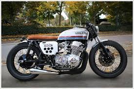 76 Honda Cb750 Sur Les Chapeaux De Roues Cafe Racer Cafe Racer Bikes Custom Cafe Racer