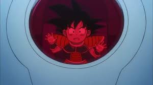Kid Goku Leaving Planet Vegeta Dragon Ball Anime Dragon Ball Super