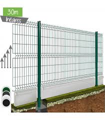 Kit 30ml De Grillage Rigide Avec Soubassement Districlos France