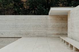 The pavilion's position was chosen by ludwig mies van der rohe as it led to the palace. The Barcelona Pavilion By Ludwig Mies Van Der Rohe Is A Textural Delight Ignant