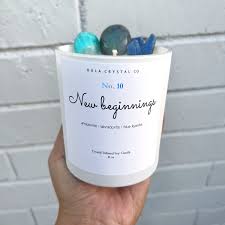 Spiritual Crystal Candles