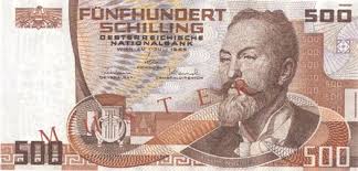 1 euro (other side, country austria). Exchange Of Austrian Schillings Oesterreichische Nationalbank Oenb