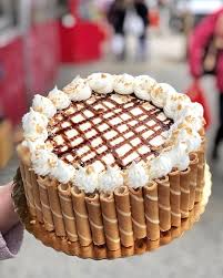 Chocolate Coco Wafer Ice Cream Cake Staxicecream Cakes