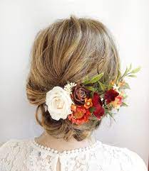 20 Hairstyles For Your Rustic Wedding Rustic Wedding Chic Rustic Wedding Hairstyles Floral Hair Combs Fall Wedding Hairstyles