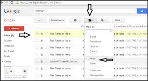 How To Recover Deleted Email Messages In Gmail Gmail Messages Management