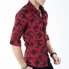 Magnum Pi Style Flok Baski Uzun Kollu Gomlek Bordo Erkek Gomlek Urunu Ozellikleri Ve En Uygun Fiyatlari N11 Com Da Magnum Spor Gomlek Erkek Gomlek Uzun Kollu