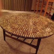 You never have to when you make this easy transformation to your coffee table. Wine Cork Coffee Table Totally Making This For My Girlfriend Wine Cork Table Wine Cork Wine Cork Diy Crafts