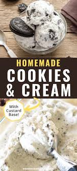 Homemade Cookies And Cream Ice Cream Recipe In 2020 Homemade Chocolate Ice Cream Ice Cream Maker Recipes Homemade Ice Cream Recipes Machine