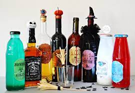 Diy Halloween Wine Potion Apothecary Whiskey Bottles Decoration Decor Diy Crafts Toppers Stirrers Jac Halloween Potion Bottles Halloween Potions Halloween Wine