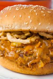 Learn about the history and preparation of hamburger. Bbq Bacon Cheeseburger Sloppy Joes This Is Not Diet Food In 2020 Cheeseburger Sloppy Joes Beef Dinner Bbq Bacon