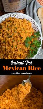Thanks To The Instant Pot This Quick Cooking Mexican Rice Is Ready In No Time It Has Authentic Flavo In 2020 Instant Pot Recipes Rice Recipes For Dinner Mexican Rice