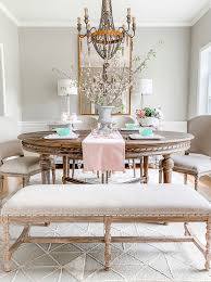 French Country Dining Room Reveal With Blogger Pamela Dyer Kathy Kuo Home French Country Dining Room Country Dining Rooms Elegant Living Room Decor