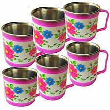 Plastic With Stainless Steel Inner Drinking Unbreakable Hot Double Wall Tea Cup Unbranded Tea Cups Mugs Set Unbreakable