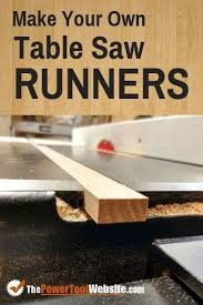 How To Make Table Saw Runners The Power Tool Website Table Saw Sled Diy Table Saw Best Table Saw