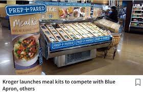 Is This A True Option To Blue Apron Or Typical Kroger Prepared Meals All Dressed Up The Consumer As Always W Meal Kit Delivery Service Prepared Foods Meal Kit