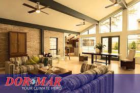 Most ceiling fans have an electrical switch that allows one to reverse the direction of rotation of the blades. The Pros And Cons Of High Ceilings Hvac Edition Dor Mar Heating Air Conditioning