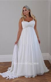 A Line Spaghetti Straps Lace Up Back Chiffon Dress 713556 Casual Beach Wedding Dress Pregnant Wedding Dress Maternity Bridal Dress