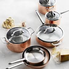 Williams Sonoma Professional Copper 10 Piece Cookware Set Recipe In 2020 Cookware Set Copper Cookware Pots And Pans Sets