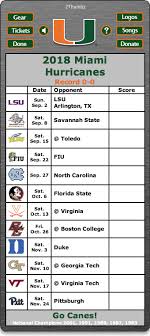 Wisconsin badgers 2018 season preview & predictions college football. Back Of Widget 2018 Miami Hurricanes Football Schedule Dashboard Widget For Mac O Florida Gators Football Fsu Seminoles Football Ohio State Buckeyes Football