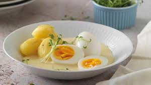 Senfsosse Mit Ei Und Kartoffeln Rezept Senfsosse Mit Ei Senfsosse Lebensmittel Essen