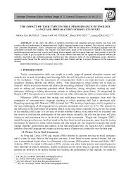 I understand there are people who argue that. Pdf The Impact Of Task Type On Oral Performance Of English Language Preparatory School Students Hatice Sancar Tokmak Academia Edu