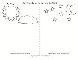 Sunbeam Printables Coloring Page For Lesson 8 I Am Thankful For The Day And Night Bible School Crafts Coloring Pages Day For Night