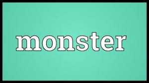 Monster Meaning Youtube It resembled a large red crab standing on two undersized feet, with an undersized left arm compared to its right one, an enormous claw. monster meaning