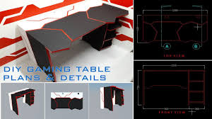 Fill in the grids and. Diy Gaming Desk Using Basic Tools Plans And Details Youtube