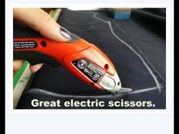 Dwz8 taiwang battery operated scissors 6. Electric Scissors For Cutting Fabric Youtube