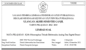 Penelitian tindakan kelas bab vii. Soal Remidi Kj 01 Menerapkan Elektronika Analog Dan Digital Sanggurueka