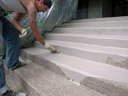 Just Like New Concrete Resurfacing Concrete Patio Makeover Concrete Resurfacing Painted Concrete Steps